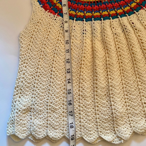 Forever 21 Gorgeous Boho Crochet Top Size M. Perfect condition. Y2K - Whimsycore - Picture 7 of 11